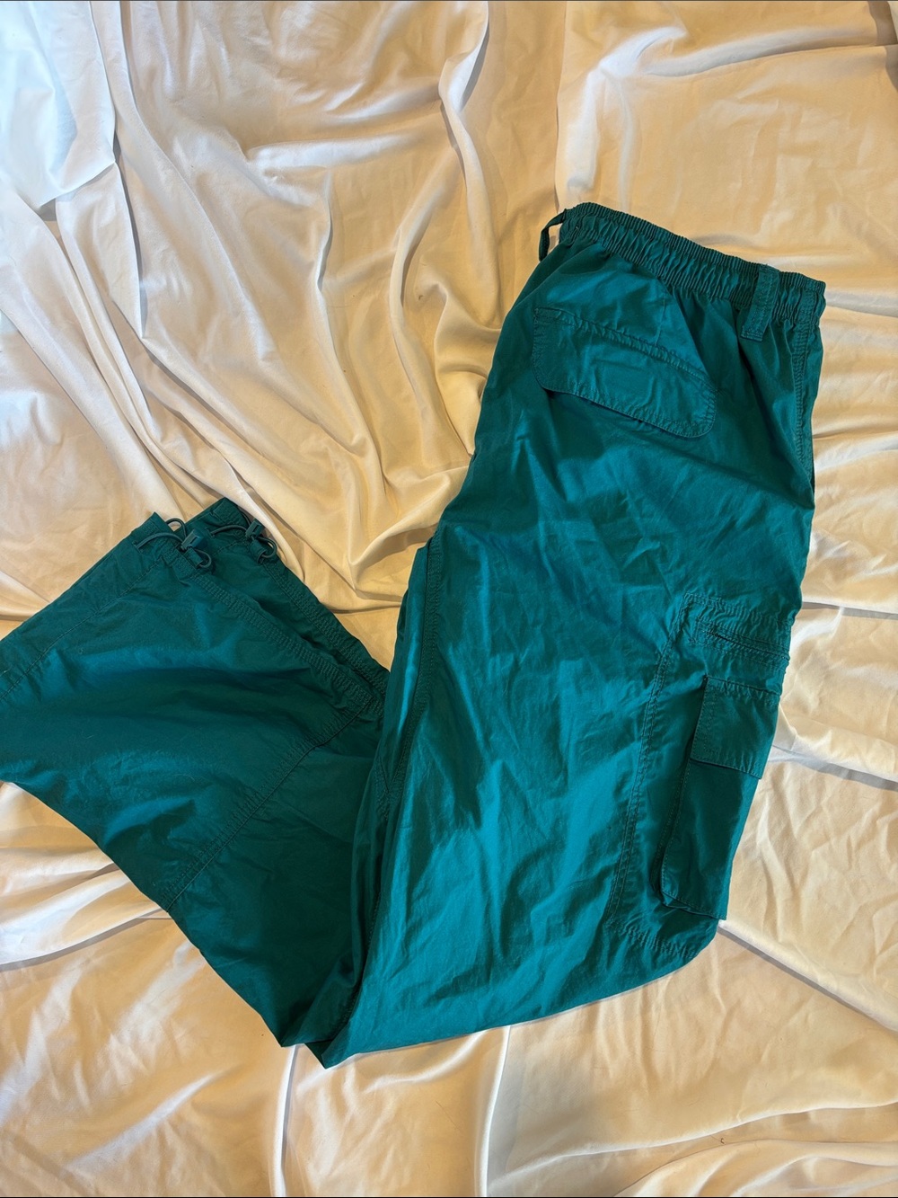 Teal Cargo Pants